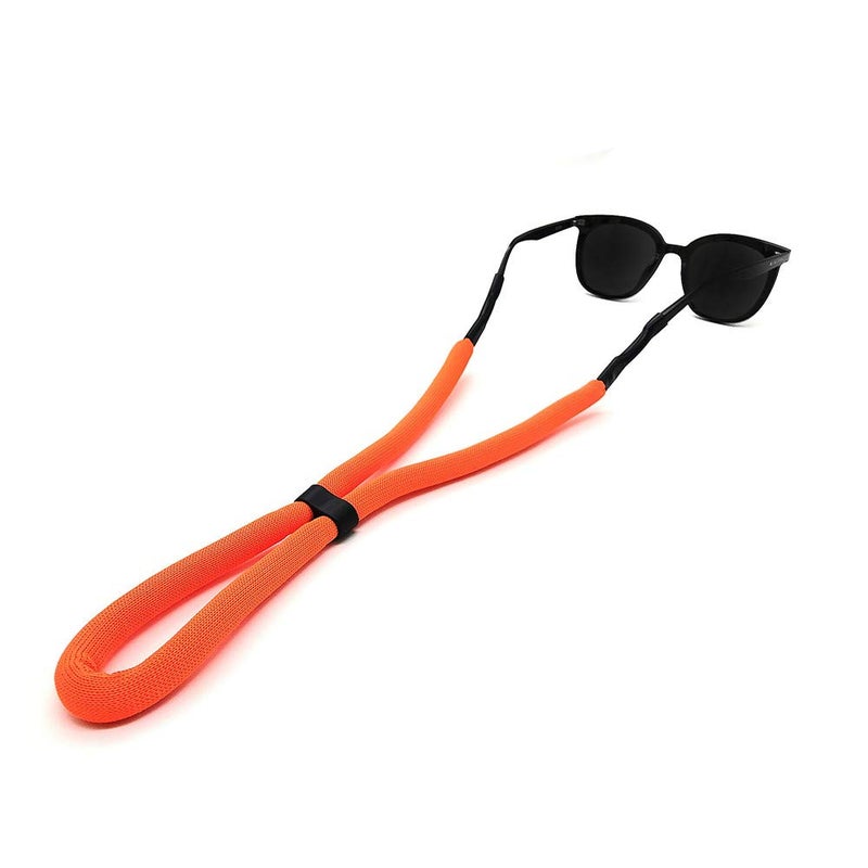 Decker Floating Sunglass Strap 2 Pcs Pack Glasses Float Eyewear Retainer for surfing Sailboat Swimming (Orange) - Image 1